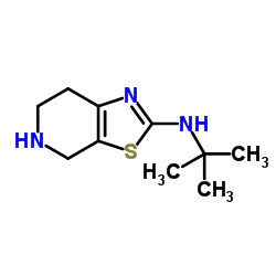 N-(2-Methyl-2-propanyl)-4,5,6,7-tetrahydro[1,3]thiazolo[5,4-c]pyridin-2-amine Structure