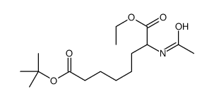 8-O-tert-butyl 1-O-ethyl 2-acetamidooctanedioate Structure