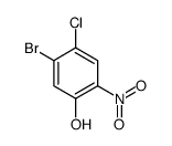 5-bromo-4-chloro-2-nitrophenol Structure