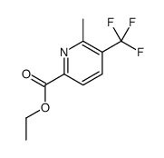 ethyl 6-methyl-5-(trifluoromethyl)pyridine-2-carboxylate Structure