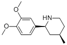 CIS-2-(3,4-DIMETHOXYPHENYL)-4-METHYLPIPERIDINE Structure