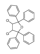 3,4-dichloro-2,2,5,5-tetraphenyl-tetrahydro-furan Structure