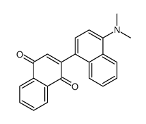 2-(4-(Dimethylamino)-1-naphthyl)naphthoquinone structure