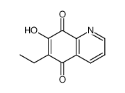 6-ethyl-7-hydroxy-quinoline-5,8-dione Structure