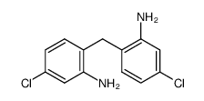 2,2'-diamino-4,4'-dichlorodiphenylmethane Structure
