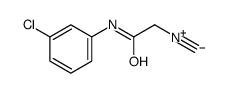 N-(3-chlorophenyl)-2-isocyanoacetamide结构式