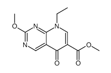 methyl 8-ethyl-5,8-dihydro-2-methoxy-5-oxopyrido[2,3-d]pyrimidine-6-carboxylate结构式