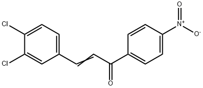 3,4-dichloro-4'-nitrochalcone structure