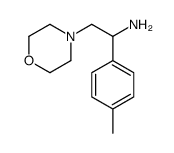 1-(4-methylphenyl)-2-morpholin-4-ylethanamine Structure