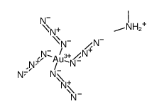 dimethylammonium tetraazidoaurate(III) Structure