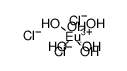 hexa(aqua)bischloroeuropium(III) chloride Structure