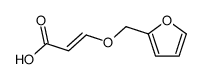 3-(furan-2-ylmethoxy)prop-2-enoic acid Structure