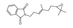 2-[(E)-6-(3,3-Dimethyl-oxiranyl)-4-methyl-hex-3-enyl]-isoindole-1,3-dione Structure