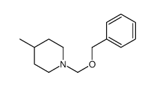 4-methyl-1-(phenylmethoxymethyl)piperidine Structure