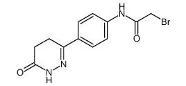 2-Bromo-N-[4-(6-oxo-1,4,5,6-tetrahydro-pyridazin-3-yl)-phenyl]-acetamide Structure