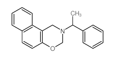 2-(1-phenylethyl)-1,3-dihydrobenzo[f][1,3]benzoxazine Structure