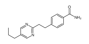 4-[2-(5-propylpyrimidin-2-yl)ethyl]benzamide Structure