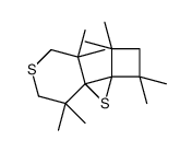 1,1,3,3,6,6,10,10-octamethyl-8,11-dithiadispiro[3.0.55.14]undecane Structure