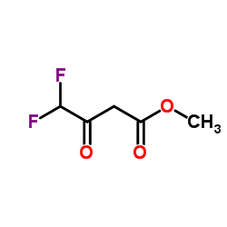 4,4-二氟-3-氧代丁酸甲酯结构式