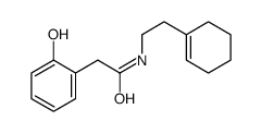 N-[2-(cyclohexen-1-yl)ethyl]-2-(2-hydroxyphenyl)acetamide Structure