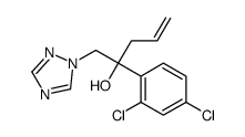 2-(2,4-dichlorophenyl)-1-(1H-1,2,4-triazol-1-yl)pent-4-en-2-ol结构式