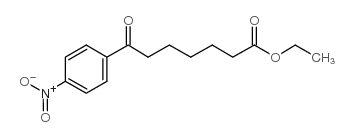 ethyl 7-(4-nitrophenyl)-7-oxoheptanoate结构式