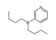 dibutyl(pyridin-3-yl)borane Structure