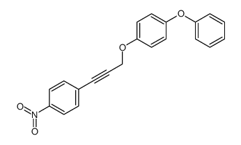 1-nitro-4-[3-(4-phenoxyphenoxy)prop-1-ynyl]benzene Structure