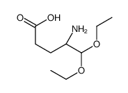 (4S)-4-amino-5,5-diethoxypentanoic acid结构式