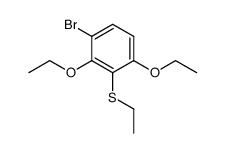 (3-bromo-2,6-diethoxyphenyl)(ethyl)sulfane Structure