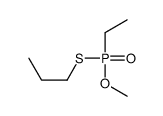 1-[ethyl(methoxy)phosphoryl]sulfanylpropane Structure