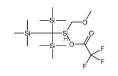 [methoxymethyl-[tris(trimethylsilyl)methyl]silyl] 2,2,2-trifluoroacetate Structure