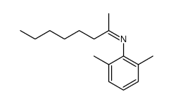 Benzenamine, 2,6-dimethyl-N-(1-methylheptylidene)结构式