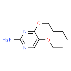 Pyrimidine, 2-amino-4-butoxy-5-ethoxy- (7CI) Structure