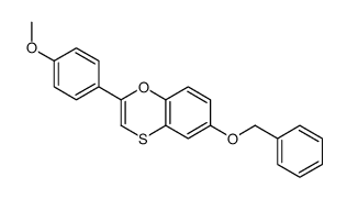 2-(4-methoxyphenyl)-6-phenylmethoxy-1,4-benzoxathiine Structure