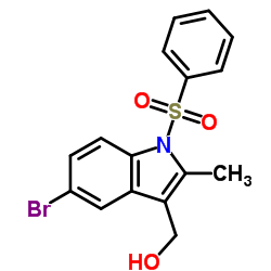 [1-(benzenesulfonyl)-5-bromo-2-methylindol-3-yl]methanol picture