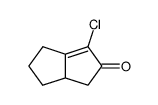 2(1H)-Pentalenone,3-chloro-4,5,6,6a-tetrahydro-结构式