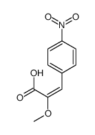 2-methoxy-3-(4-nitrophenyl)prop-2-enoic acid结构式