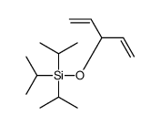 penta-1,4-dien-3-yloxy-tri(propan-2-yl)silane结构式