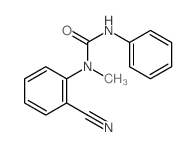 Urea,N-(2-cyanophenyl)-N-methyl-N'-phenyl-结构式