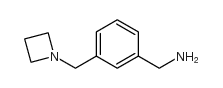 3-Azetidin-1-ylmethyl-benzylamine结构式