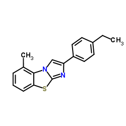 2-(4-Ethylphenyl)-5-methylimidazo[2,1-b][1,3]benzothiazole结构式