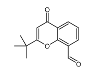 2-tert-butyl-4-oxochromene-8-carbaldehyde Structure