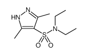 1H-Pyrazole-4-sulfonamide, N,N-diethyl-3,5-dimethyl结构式
