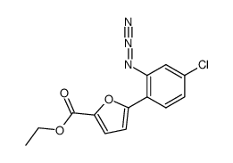 ethyl 5-(2-azido-4-chlorophenyl)furan-2-carboxylate结构式