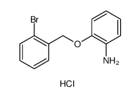 2-(2-BROMOBENZYLOXY)ANILINE HYDROCHLORIDE结构式