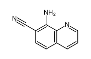 8-aminoquinoline-7-carbonitrile结构式