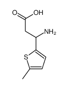 3-amino-3-(5-methylthiophen-2-yl)propanoic acid Structure