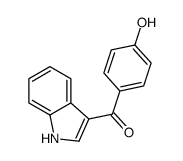 (4-hydroxyphenyl)-(1H-indol-3-yl)methanone Structure