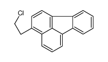 3-(2-chloroethyl)fluoranthene Structure